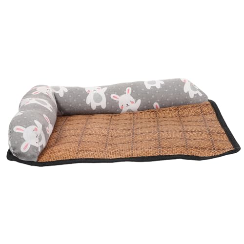 WOONEKY Rattan Nest Hund Kühl Matte Weiche Haustier Matratze für Hunde Pet Supply Sommer Pad von WOONEKY