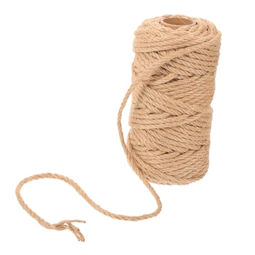 WOONEKY Starkes Sisal Seil Natürliches Katzenkratzbaum Ersatzseil Vielseitig Zuschneidbar für DIY Katzenmöbel Langlebiges Haushalts Hanfseil für Kratzbaumreparatur und Dekoration WOONEKY Starkes Sisal Seil Natürliches Katzenkratzbaum Ersatzseil Vielseitig Zuschneidbar für DIY Katzenmöbel Langlebiges Haushalts Hanfseil für Kratzbaumreparatur und Dekoration von WOONEKY