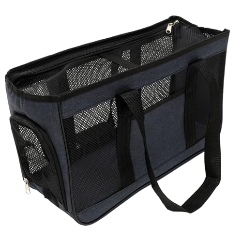 WOONEKY Tasche Für Haustiere Geldbörsenhalter Fürs Auto Reiseprodukte Für Hunde Autotasche Reisetasche Für Autositze Haustiertasche Hundetasche Katzengehege Für Draußen Blue Oxford-Stoff von WOONEKY