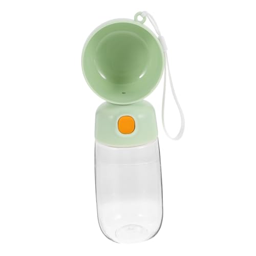 WOONEKY Tragbare Wasserflasche Für Hunde Kleiner Wasserspender Für Haustiere Wasserflasche Für Hunde Tragbar Reisewasserflasche Für Hunde Hund Wasserflasche Hundesachen Light Green Pp von WOONEKY