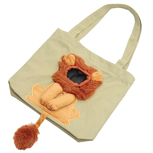 WOONEKY Umhängetasche Katzentragetasche Dog Carrier Bag Katzen Handtasche Reisetransportbox für Katzen Tragetasche für Katzen Reisetaschen Seesäcke für unterwegs Katzentrage groß Segeltuch von WOONEKY