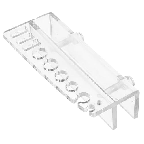 WOONEKY Wasserpflanzenständer Pinzette Lagerregale Werkzeug Aquarium Glashalter Tankpumpenhalter Aquarium Gemüsehalter Aquarium Lagerregal Aquarium Halter Tankregal Aus Acryl von WOONEKY