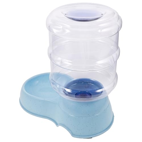 WOONEKY Wasserspender Für Haustiere Wasserfontäne Wasserbrunnen Katze Trinkbrunnen Für Haustiere Automatischer Hundefutterautomat Wasserspender Für Hunde Wasserspender Katze Sky-Blue Pp von WOONEKY