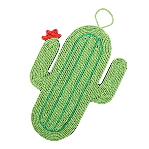 WOONEKY kratzbaum für Katzen katzenspielzeug katzenkratzmatte katzenspielzeig cat Toy Kätzchen Kratzmatte Katze kratzmatte Kratzspielzeug für Katzen Kratzmatte für Katzen Sisaltuch Green von WOONEKY