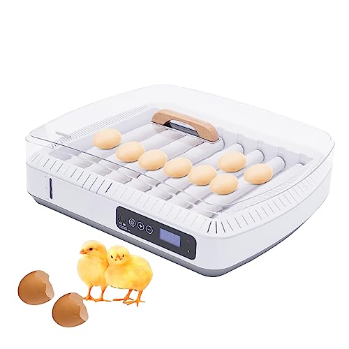 Inkubator Brutautomat Vollautomatisch 35 Eier Autom Wendung Digitaler Inkubator Geflügelbrüter Intelligent Temperatur Kontrolle Und Feuchtigkeitsanzeige Zum Huhn Ente Wachtel Vogel Heim Farm-Nutzung von WOQLIBE