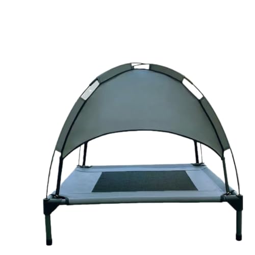 WOSHIXIAOKEAI Hundebett Haustier-Campingbett, Hundehütte, Hundebett, Vier Jahreszeiten, Texlin-Stoff, Kratzfeste Haustiermöbel Haustiermöbel(76 * 61 * 71cm) von WOSHIXIAOKEAI