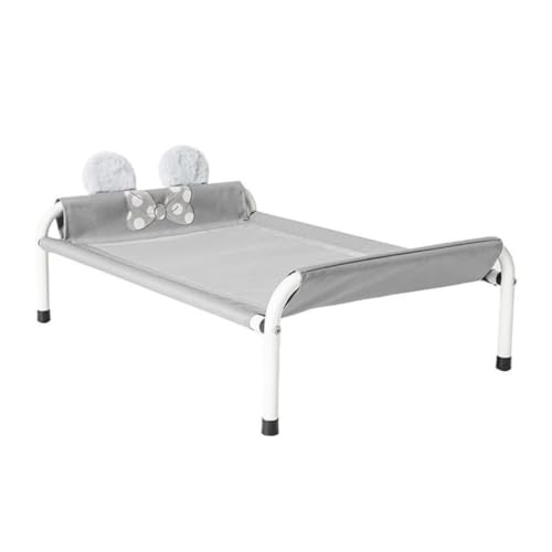 WOSHIXIAOKEAI Hundebett Hundecampingbett Sommer Kleine Hundehütte Abnehmbares und waschbares Hundebett Katzenbett Haustierspezifisch Haustiermöbel(Gray,L-96 * 73 * 24.5) von WOSHIXIAOKEAI