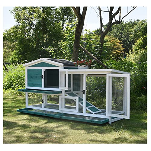 Vogelkäfig Kleintierkäfig Haustierkäfig Kaninchenkäfig Kaninchennest mit Doppelschublade Taubenkäfig Villa King Room Outdoor Frettchenkäfig von WOTZOV