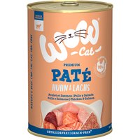 Sparpaket WOW Cat Adult 12 x 400 g - Huhn & Lachs von WOW Cat