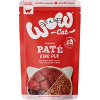 Sparpaket WOW Cat Adult 24 x 125 g - Rind Pur von WOW Cat