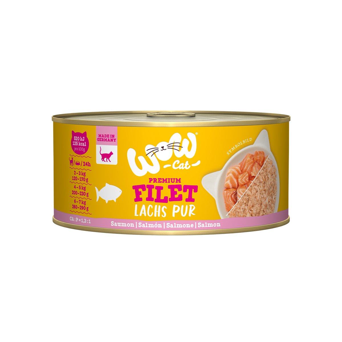 WOW CAT Lachsfilet 12x70g von WOW Cat