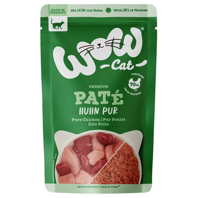 WOW Cat Adult 12 x 125 g - Huhn Pur von WOW Cat