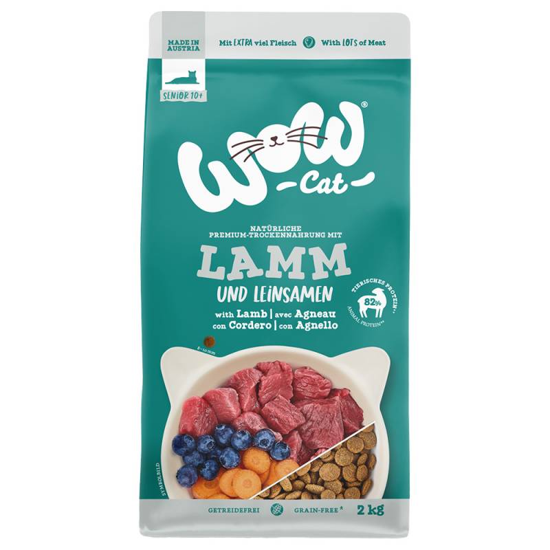 WOW Cat Senior mit Lamm - 2 kg von WOW Cat