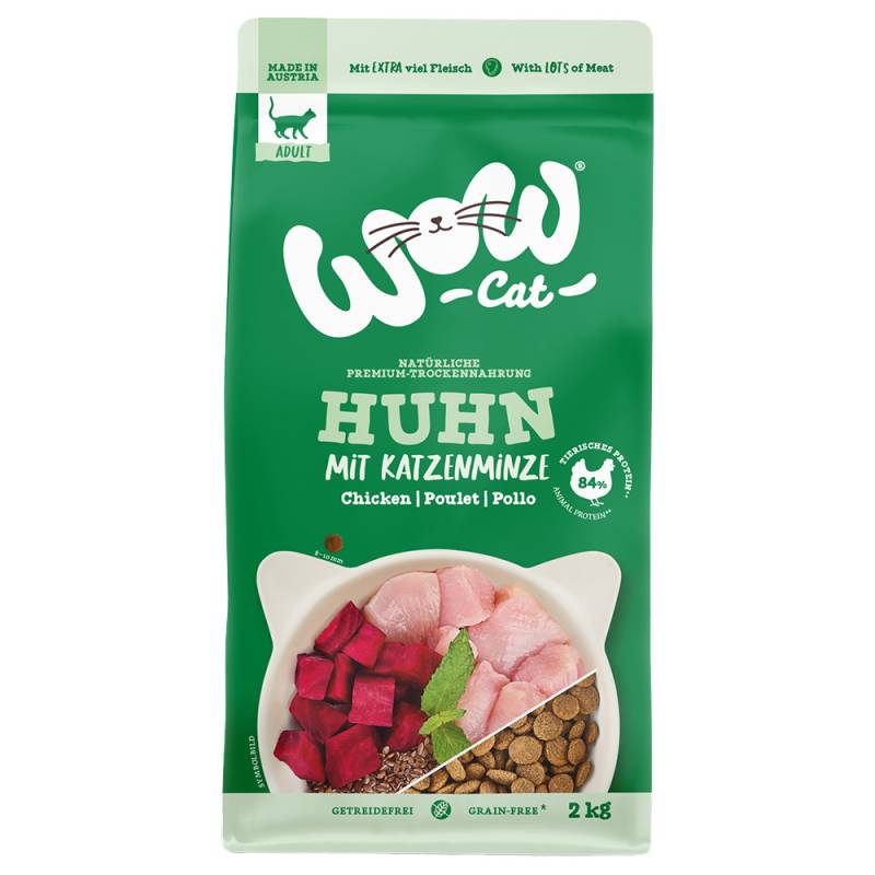 Wow Cat Adult mit Huhn - 2 kg von WOW Cat