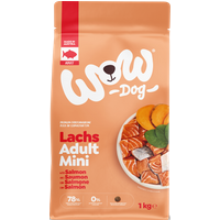 1kg Hunde Trockenfutter | Minis, Adult Lachs mit Spinat und Süßkartoffel 1kg Hunde Trockenfutter | Minis, Adult Lachs mit Spinat und Süßkartoffel von WOW DOG