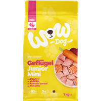 1kg Hunde Trockenfutter | Minis, Junior Geflügel mit Karotte und Roter Rübe 1kg Hunde Trockenfutter | Minis, Junior Geflügel mit Karotte und Roter Rübe von WOW DOG