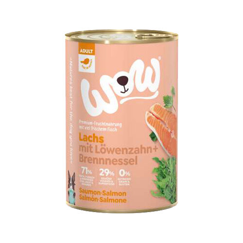 WOW! Hundefutter Adult - Dose - Wild - 6 x 400 g von WOW!