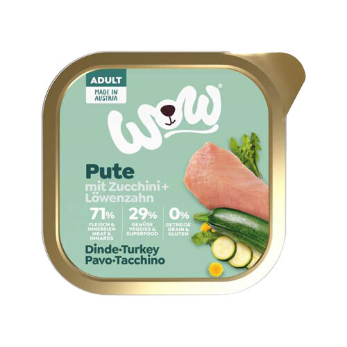 WOW! Hundefutter Adult - Schale - Lachs - 11 x 150 g von WOW!