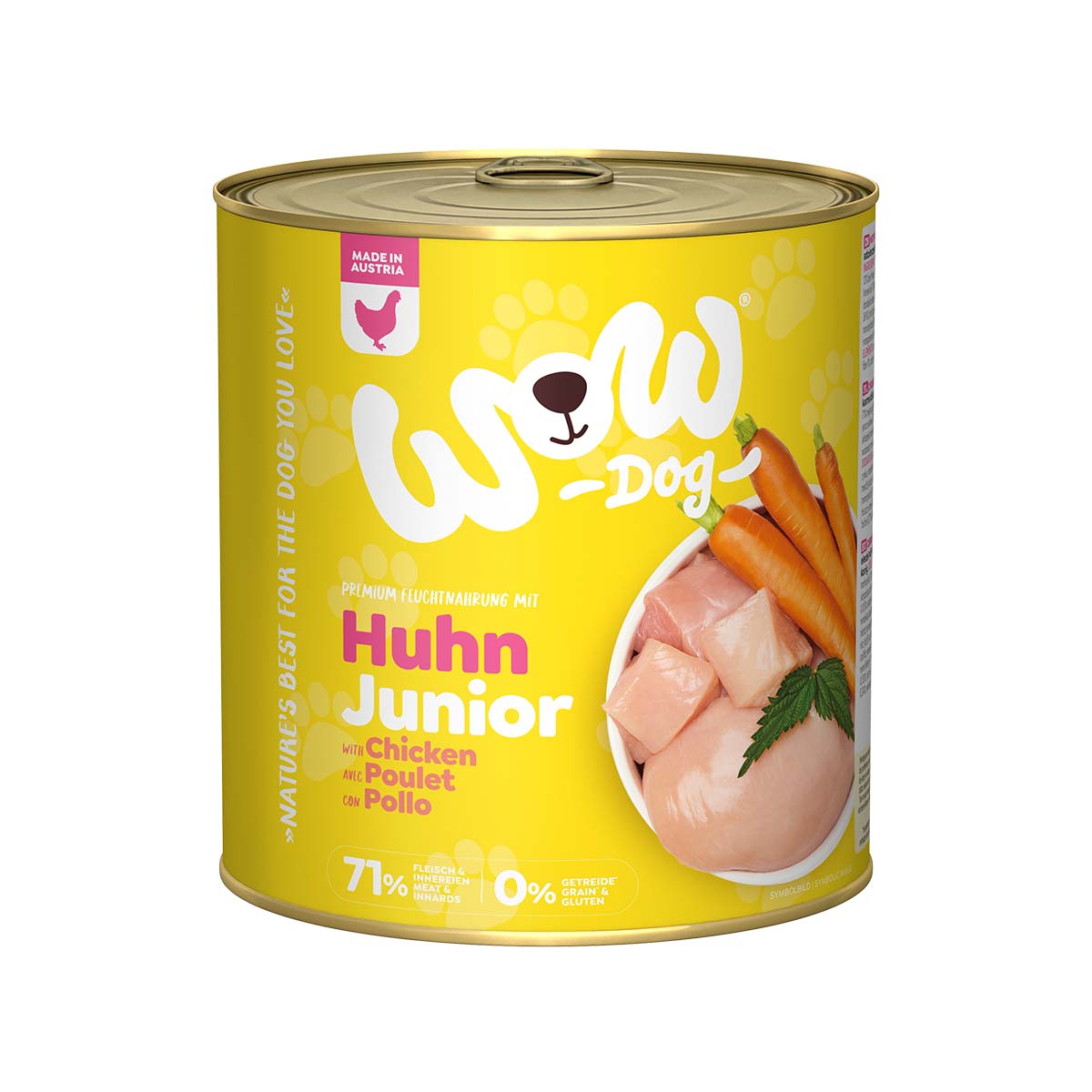 WOW Dog Huhn Junior 6x800g von WOW!