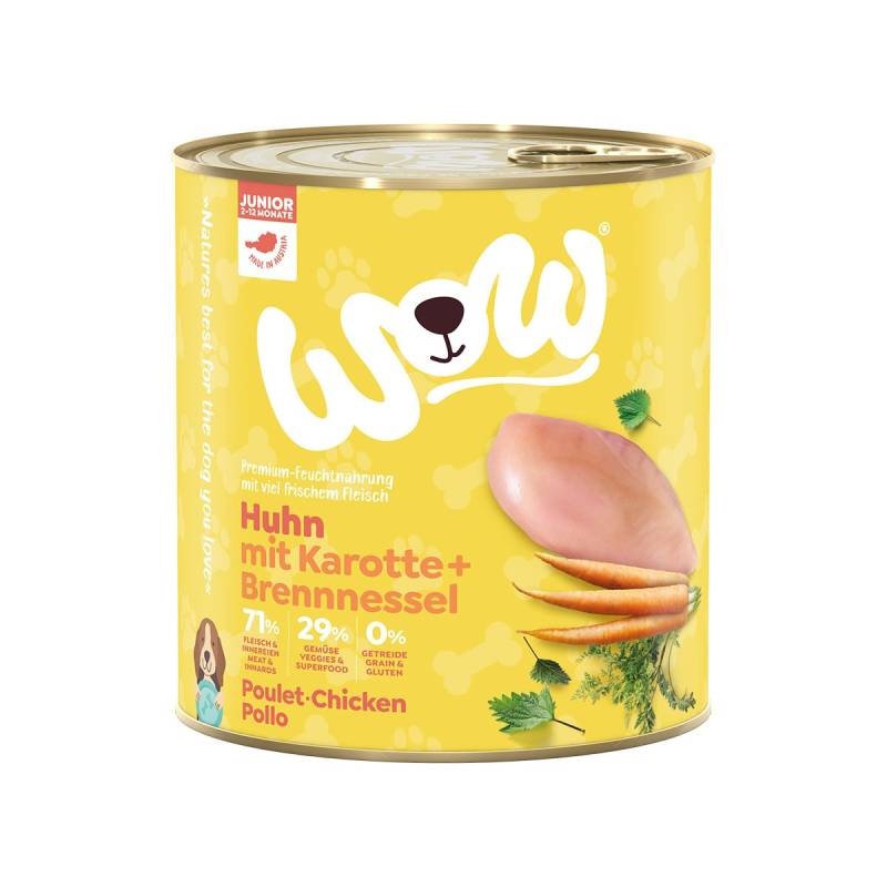 WOW Dog Huhn Junior 6x800g von WOW!