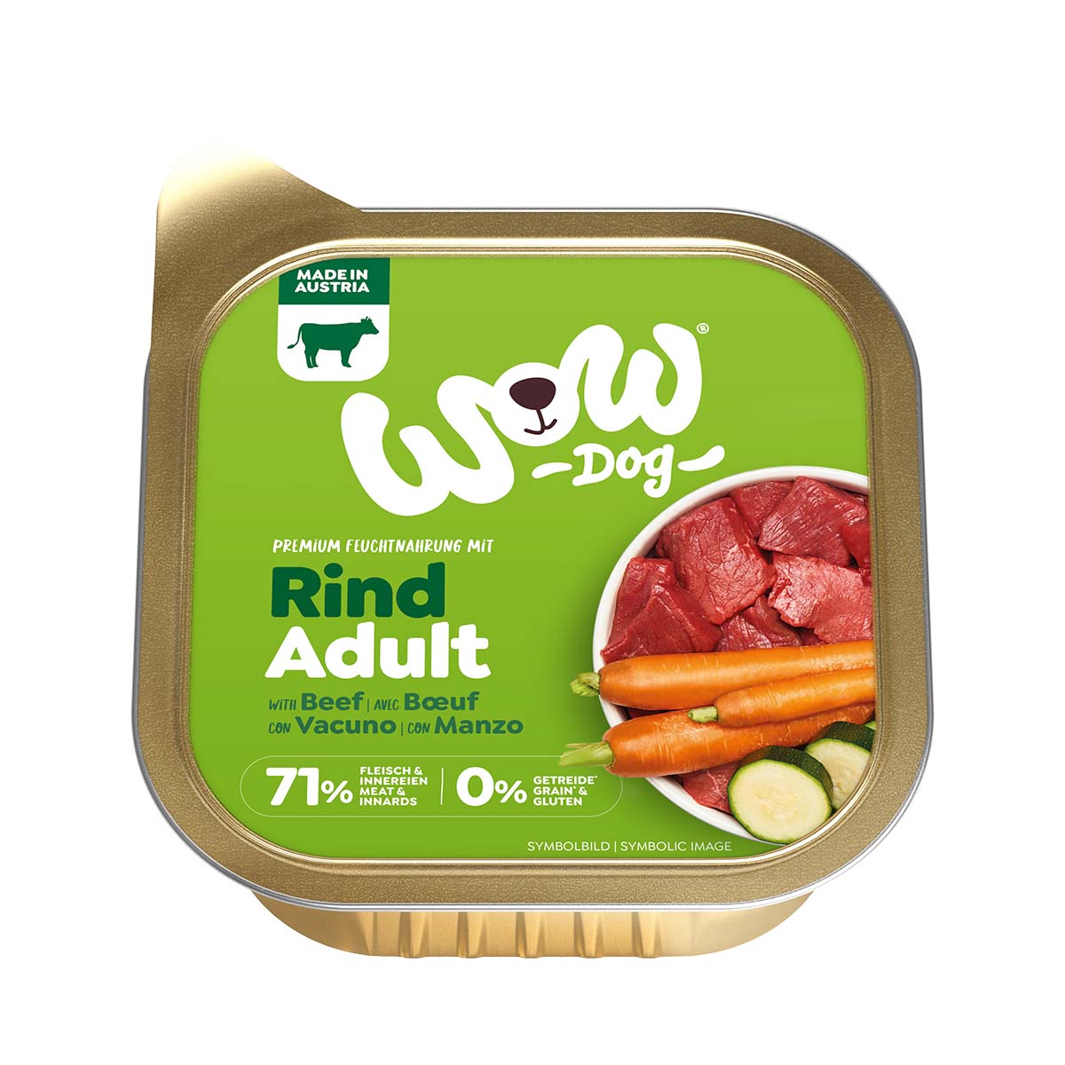 WOW Dog Rind Adult 11x150g von WOW!