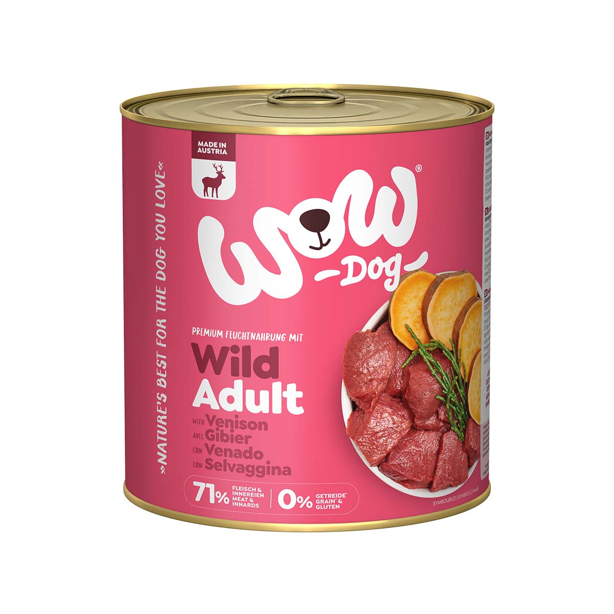 WOW Dog Wild Adult 6x800g von WOW!