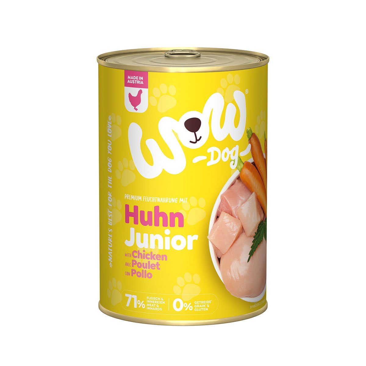 WOW Dog Huhn Junior 6x400g von WOW!