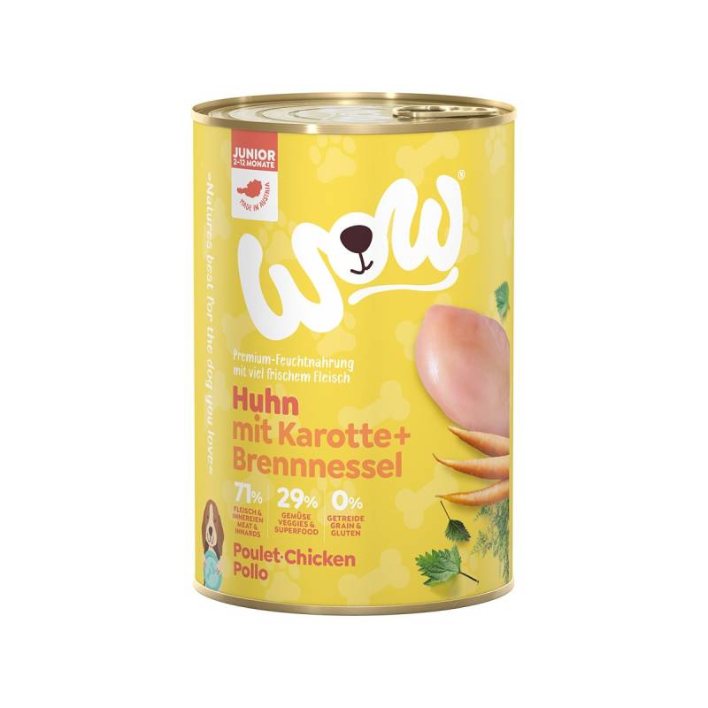 WOW Dog Huhn Junior 6x400g von WOW!