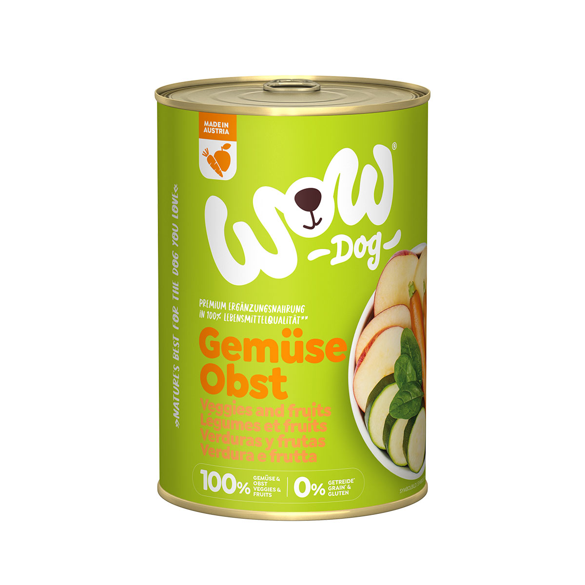 WOW Dog Gemüse & Obst 6x400g von WOW!