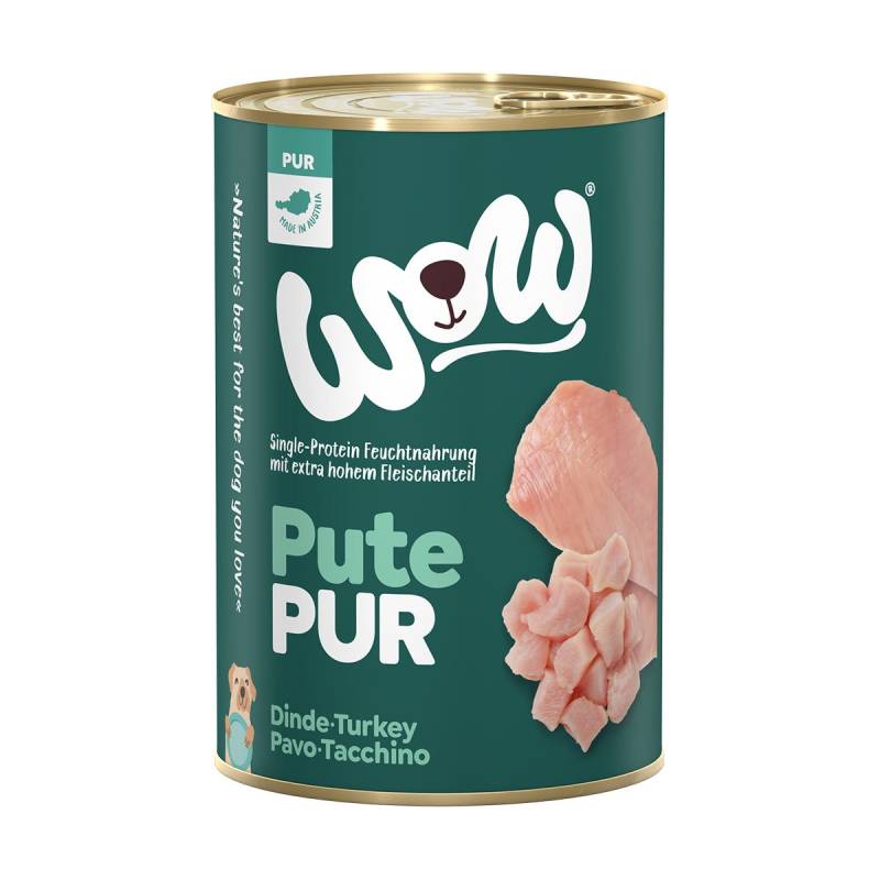 WOW Dog Pute Pur 6x400g von WOW!