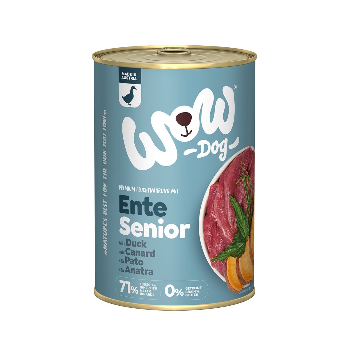 WOW Dog Ente Senior 6x400g von WOW!