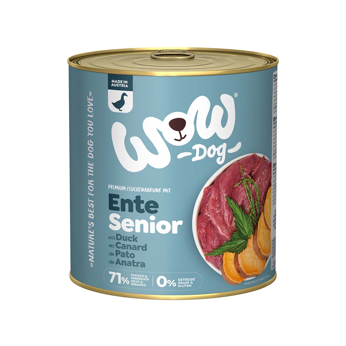 WOW Dog Ente Senior 6x800g von WOW!