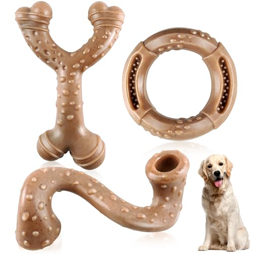 WOWBALA Hundespielzeug für aggressive Kauer - Hundespielzeug für große Hunde - Unzerstörbares Hundespielzeug für mittelgroße / große Hunde / aggressive Kauer von WOWBALA