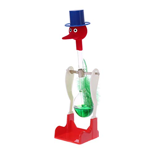 WOWOWO Non-Stop Flüssigglas Trinken Lucky Bird Duck Schreibtisch Spielzeug Perpetual Motion von WOWOWO