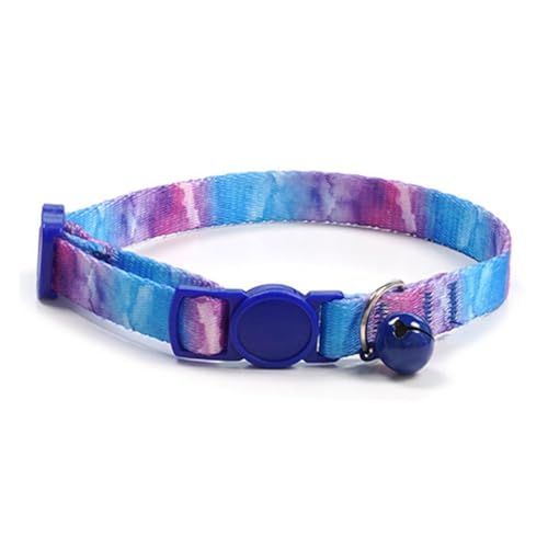 Bunt bedrucktes Halsband für Welpen, Halskette, verstellbares Halsband, Geschirr, niedliches Muster, O6d2 mit Halsband, Glocken, Haustier Hund von WRIBZD