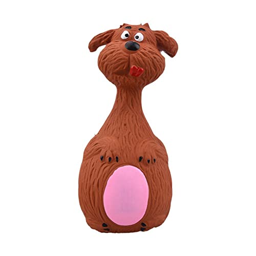 WRIBZD Hundespielzeug aus Latex, quietschender Elefant / Kuh, Kauspielzeug, Geschenk für Welpen, B8R2, widerstandsfähiger Hund für süße Hunde, Beißzubehör von WRIBZD