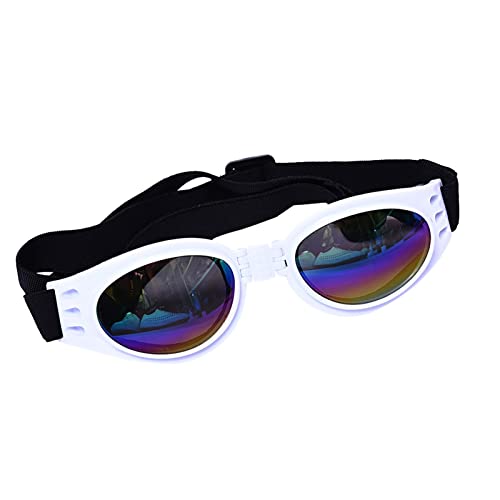 WTAXBH Hunde Sonnenbrille 5 Farben süße Haustier Hund Sonnenbrille Sonnenbrille Haustier Katze Brille Auge tragen welpen augenschutz Haustier zubehör Haustier Dekoration (Color : Deep Blue) von WTAXBH