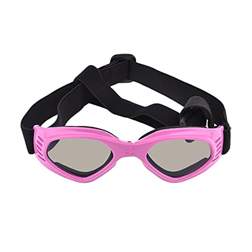 WTAXBH Hunde Sonnenbrille 5 Farben süße Haustier Hund Sonnenbrille Sonnenbrille Haustier Katze Brille Auge tragen welpen augenschutz Haustier zubehör Haustier Dekoration (Color : Pink) von WTAXBH