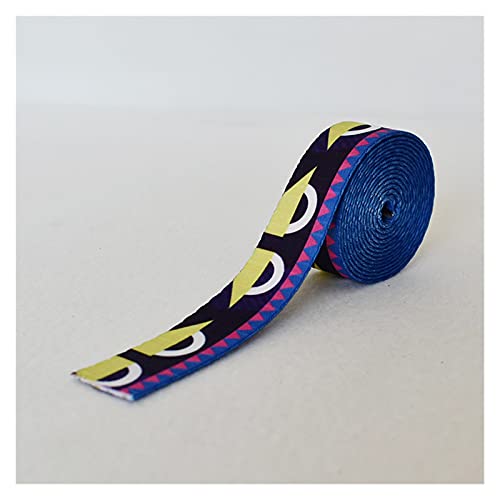 Webbing Strap 5 Meter Breite 25mm Webb 12 Farben Gedruckt Gurtband Ribbon Gepäckgürtelband Seil Hund Pet Kragen Leine Kabelbaum (Color : Swan Printing) von WTAXBH