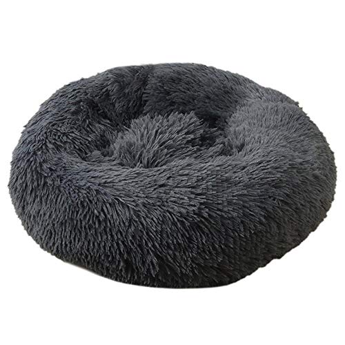 Bubble Kiss Haustierbett Einfarbig Kleiner Hund Winter Dick Lang Plüsch Super Weiche Warme Katze Hund Haustier Bett Matte Haustierbedarf, 17, XS40cm von WTMLK