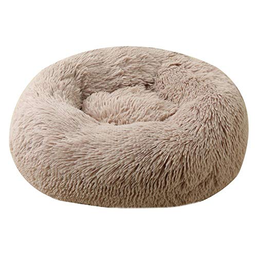 Bubble Kiss Haustierbett Einfarbig Kleiner Hund Winter Dick Lang Plüsch Super Weiche Warme Katze Hund Haustier Bett Matte Haustierzubehör, 7, L70cm von WTMLK