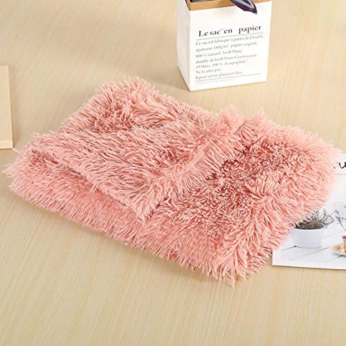 Haustier Hundebett Matte Katzenbett Warm Long Plüsch Super Soft Pad Kätzchen Welpen Pad Schlafsack Welpen Hunde Nest Produkt Katzenmatte Haustier Versorgung, 01,56x36cm von WTMLK