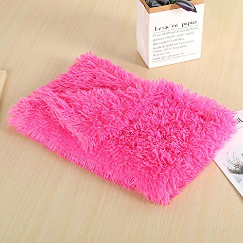 Haustier Hundebett Matte Katzenbett Warm Long Plüsch Super Soft Pad Kätzchen Welpen Pad Schlafsack Welpen Hunde Nest Produkt Katzenmatte Haustier Versorgung, 07,56x36cm von WTMLK