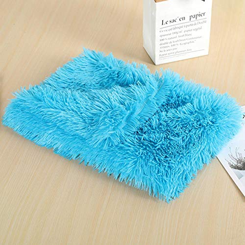 Haustier Hundebett Matte Katzenbett Warm Long Plüsch Super Soft Pad Kätzchen Welpen Pad Schlafsack Welpen Hunde Nest Produkt Katzenmatte Haustier Versorgung, 14,56x36cm von WTMLK