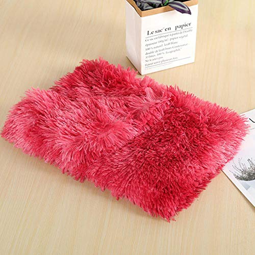 Haustier Hundebett Matte Katzenbett Warm Long Plüsch Super Soft Pad Kätzchen Welpen Pad Schlafsack Welpen Hunde Nest Produkt Katzenmatte Haustier Versorgung, 20,56x36cm von WTMLK