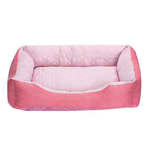 Neues Haustier Kühlen Nest Hund Katze Sommer Cooles Bett Kissen Pad Outdoor Home Welpen Decke Für Große Mittel Kleine Hunde Chihuahua # 9, pink, L. von WTMLK