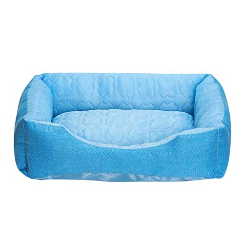 Neues Haustier Kühlung Nest Hund Katze Sommer Cooles Bett Kissen Pad Outdoor Home Welpen Decke Für Große Mittel Kleine Hunde Chihuahua # 9, blau, S. von WTMLK