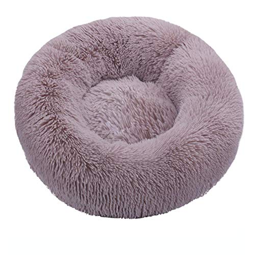 Pet Dog Puppy Cat Fleece Warm Bed House Plush Cozy Nest Mat Pad Pet House Bed Sofa Sleeping Bag Winter Nest Kennel Dogs Pad Pet,Meters Brown,XL Diameter 80cm von WTMLK