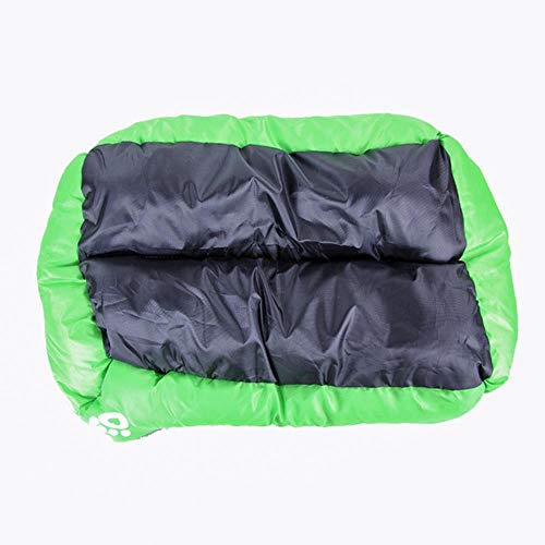 Pfotensofa Haustierbetten für Hunde Wasserdichter Boden Weiches Fleece Warmes Katzenbett Haus Große Hundebetten Haustierhaus Wasserdichter Boden, GR 80cmx65cmx17cm von WTMLK