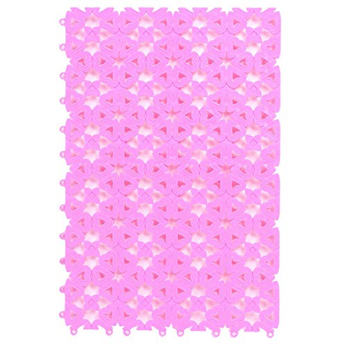 WTMLK 5 Color Pet Mats Breathable Dog Cage Mat Non-Slip Fit All Animals Rabbit Cat Puppy Bed Bathroom Floor Table Large Dogs Foot Pad,Pink von WTMLK